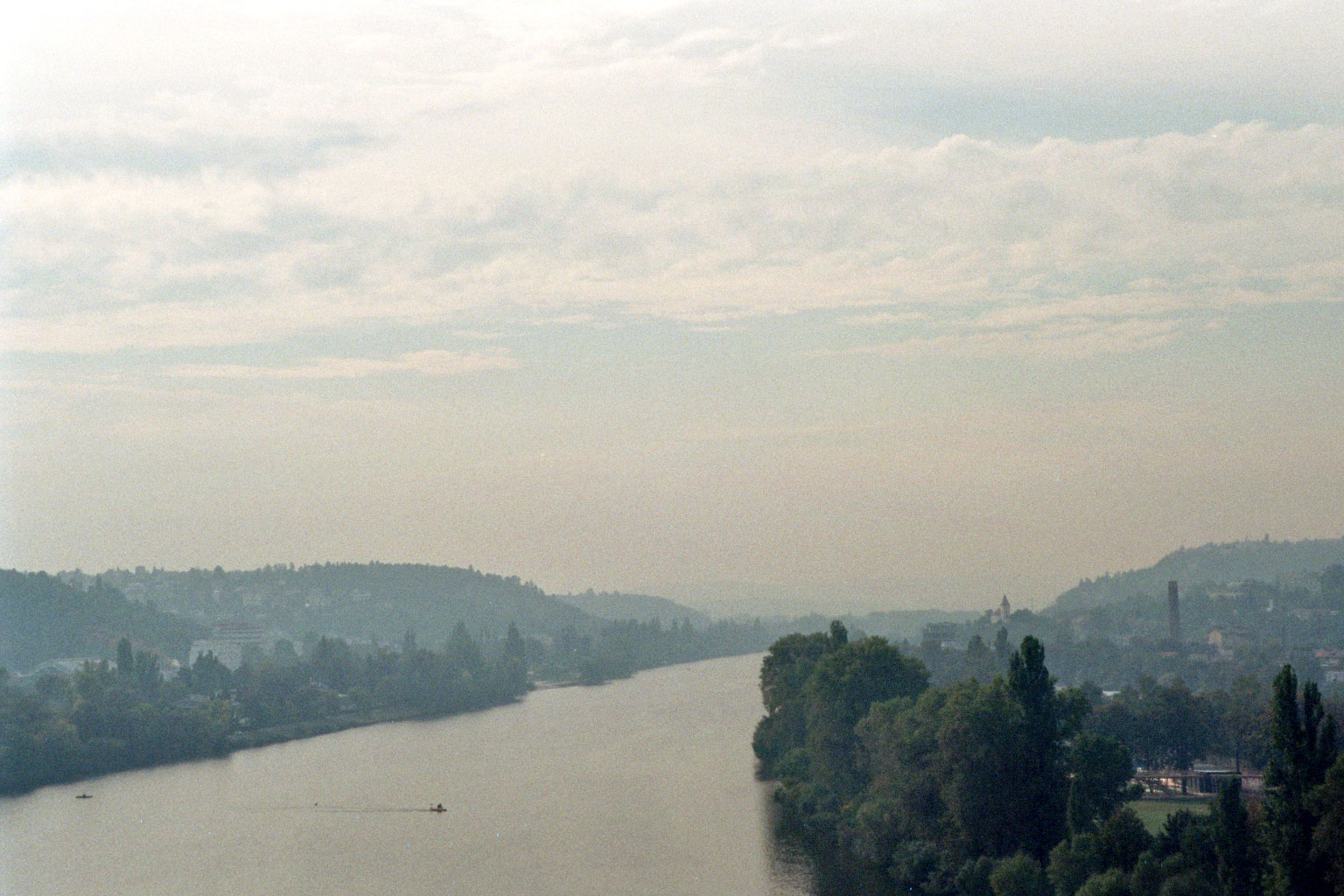 Prague Vltava river view