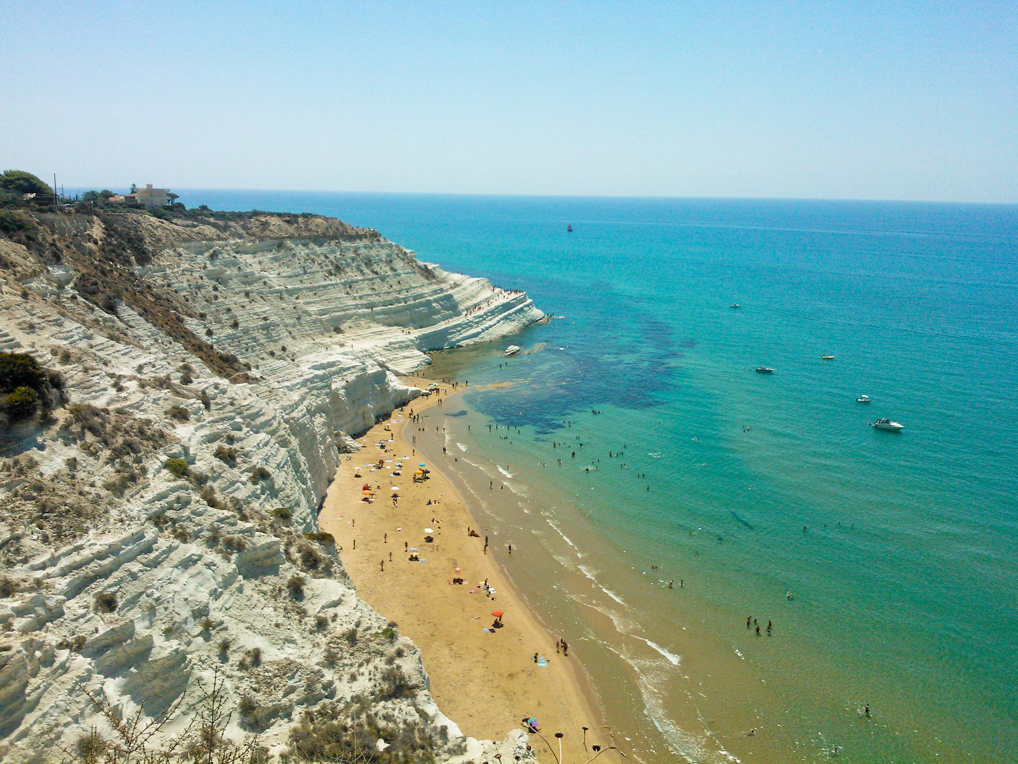 Scala dei Turchi beach