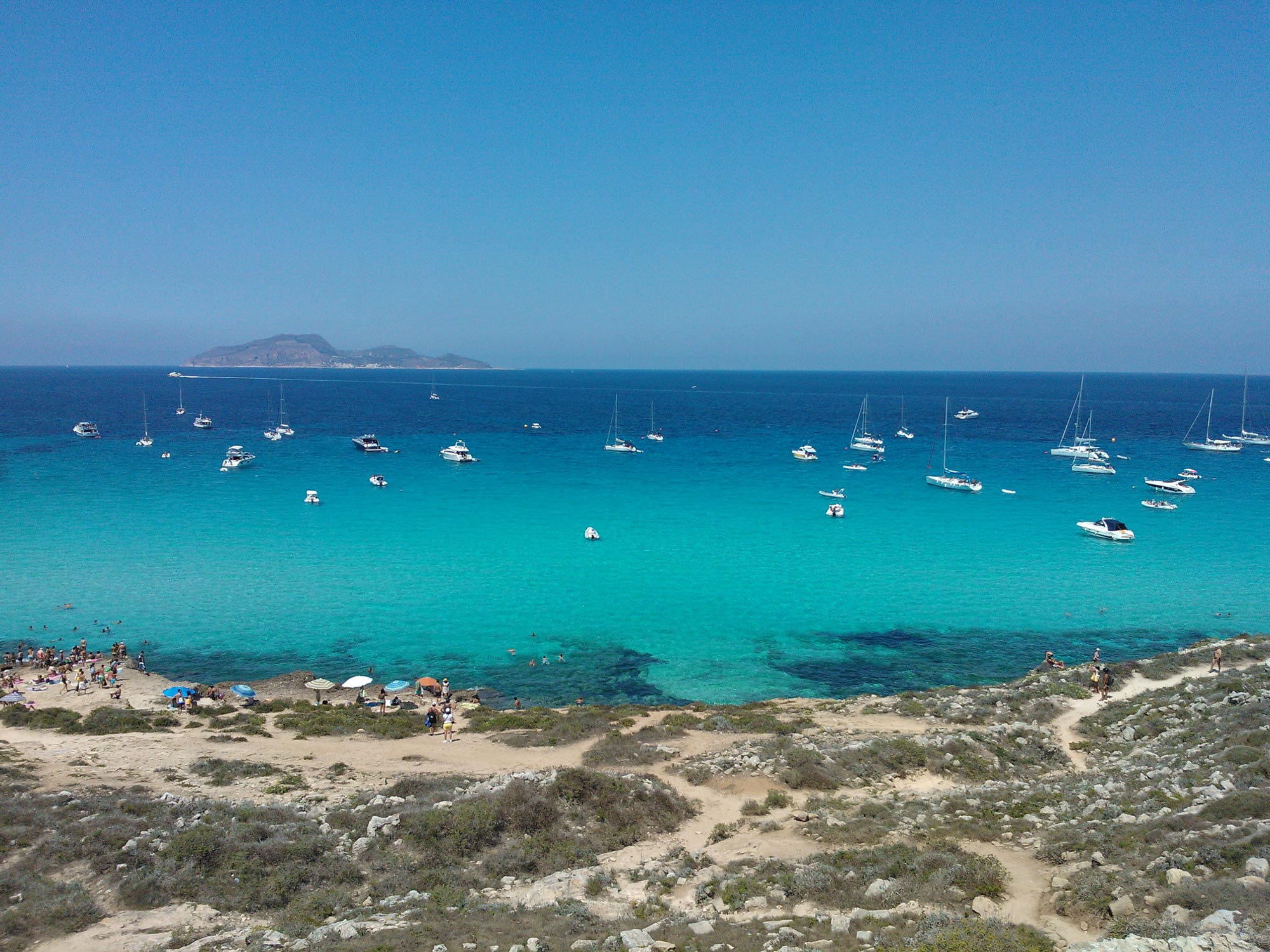 Trapani favignana sea panorama