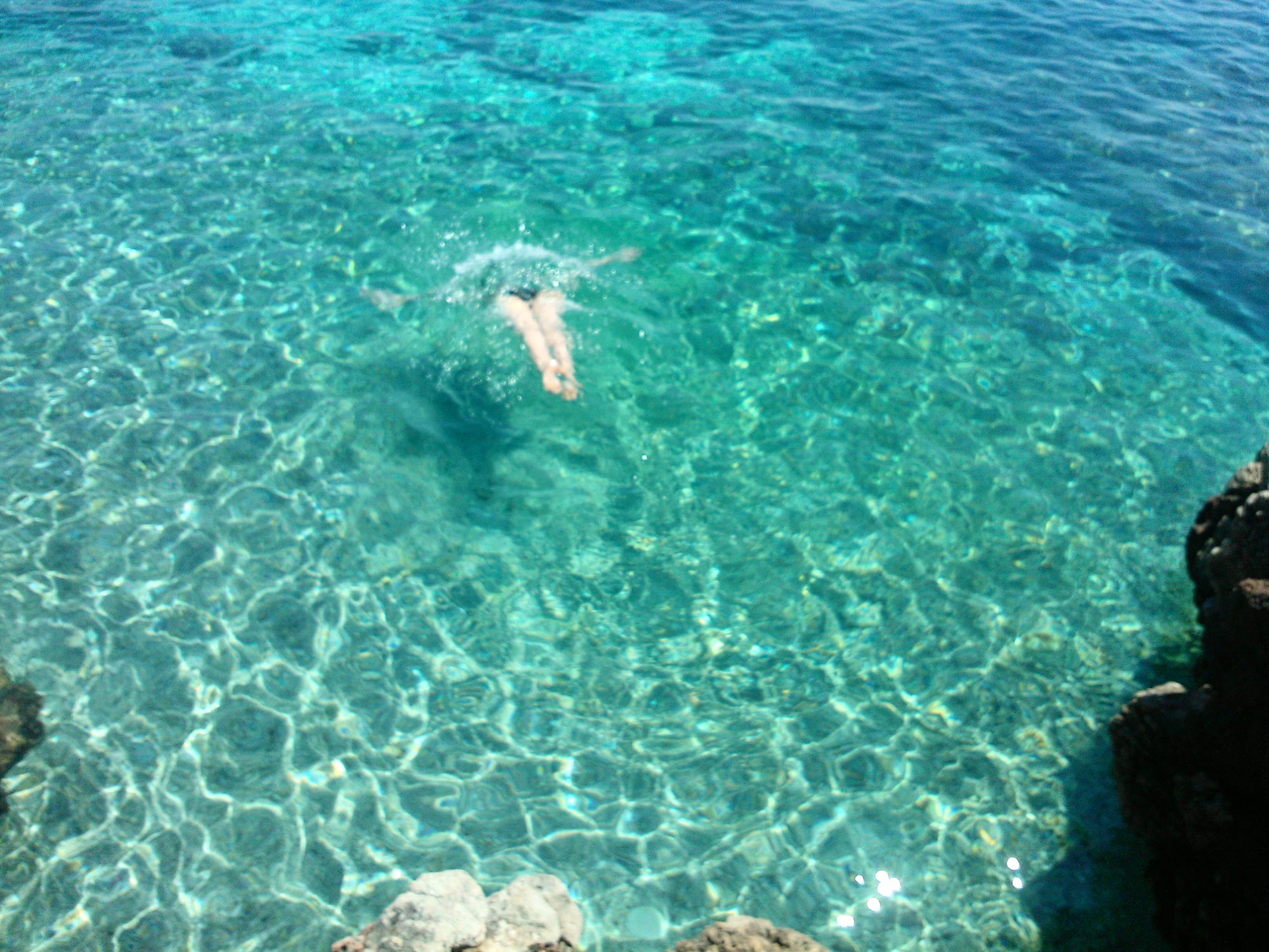 Trapani Levanzo sea transparent water dive