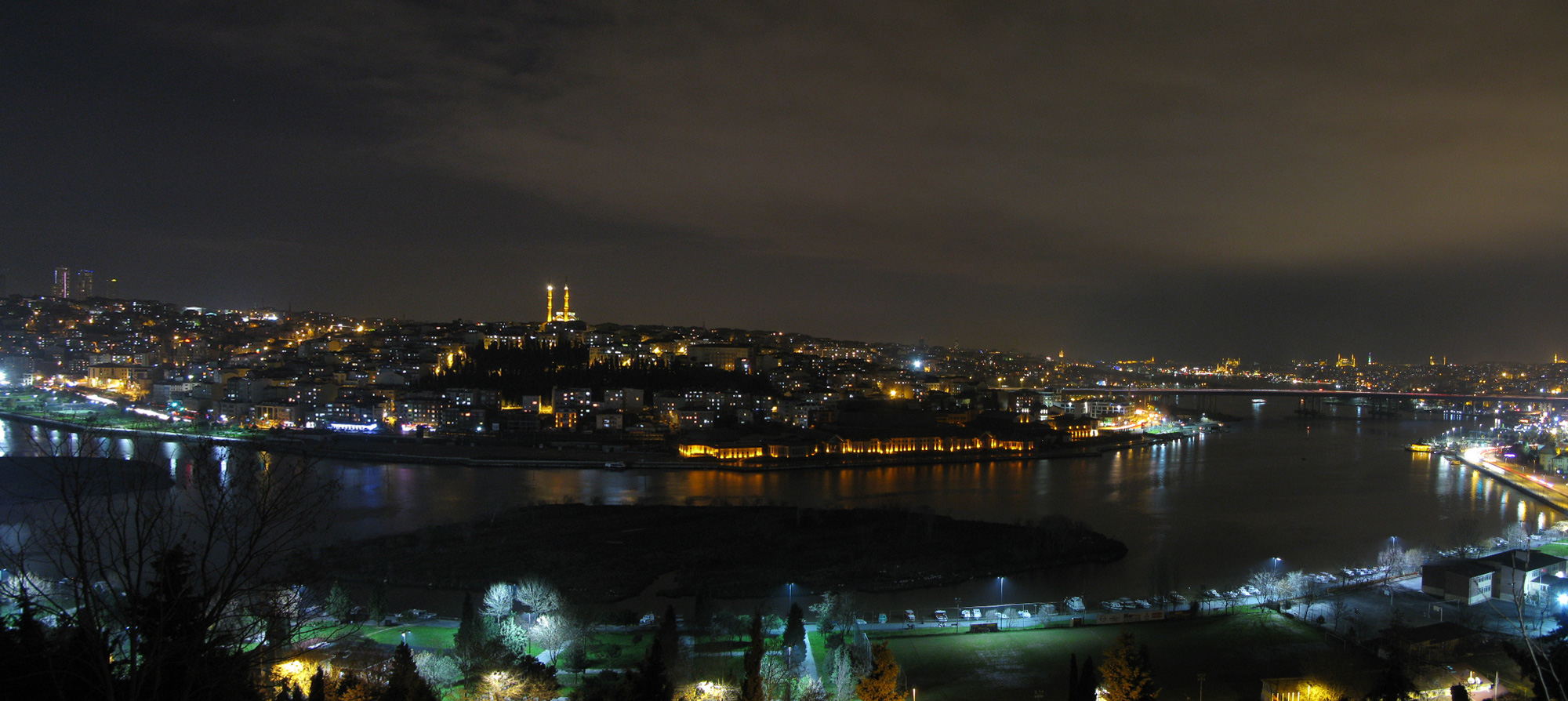 Turkey Istanbul Pierre Loti Panorama night