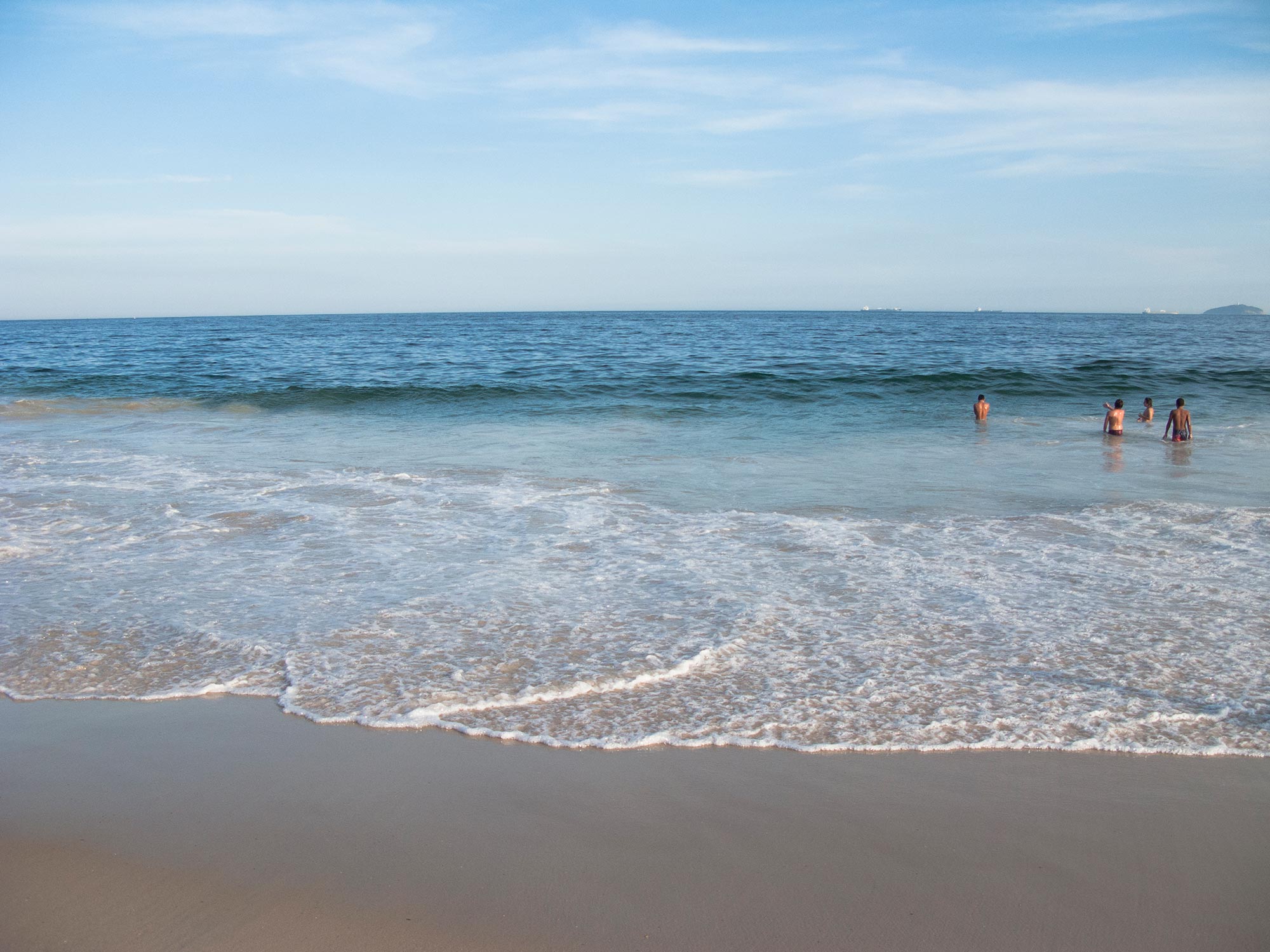 Rio de janeiro ipanema beach ocean