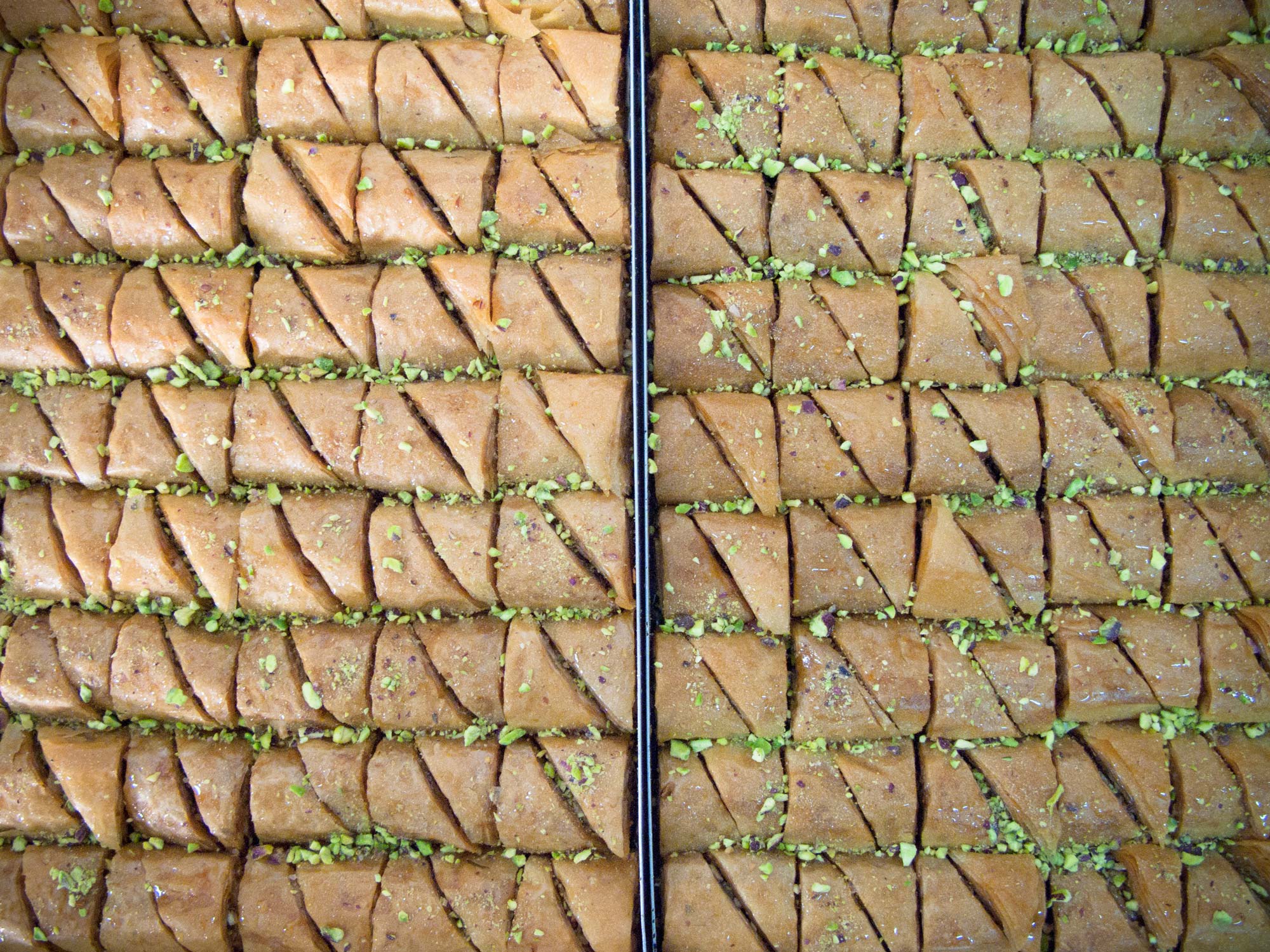 Creta Bakery baklava pistachios