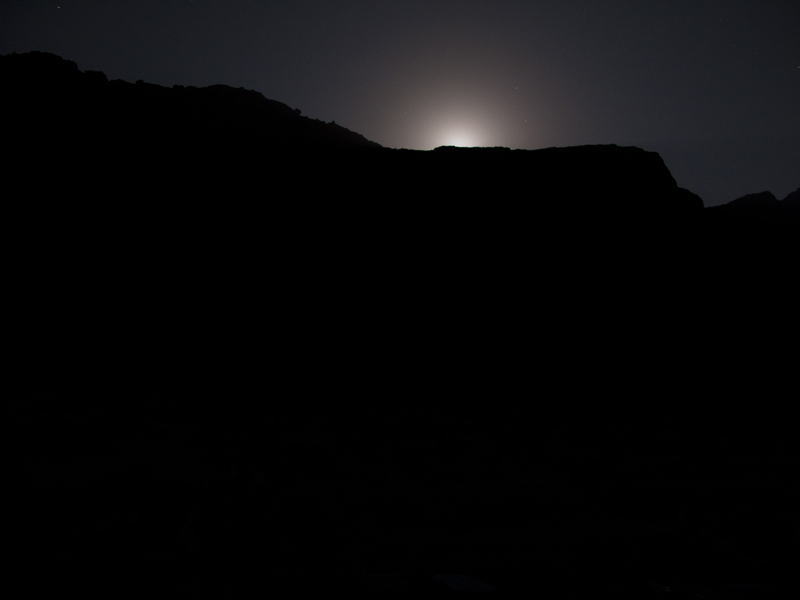 Creta Balos night moon camping