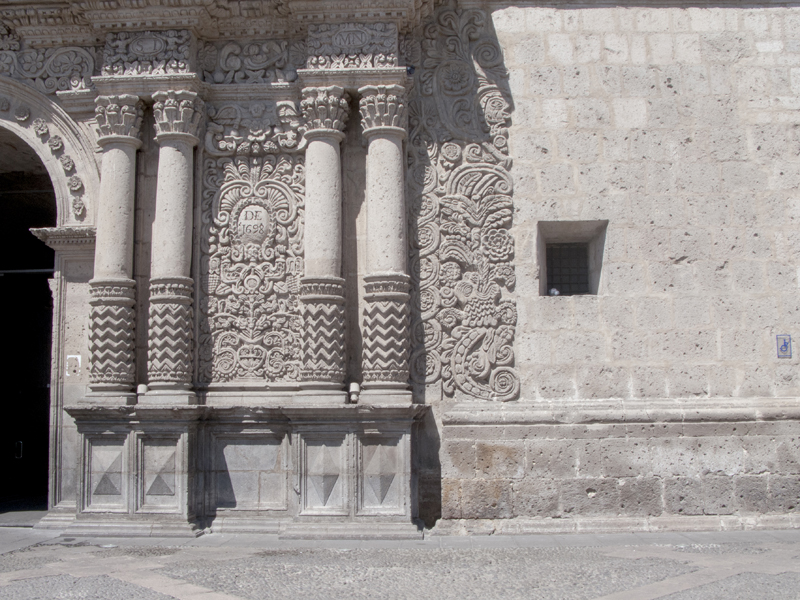 Peru Arequipa Iglesia de la compania portal