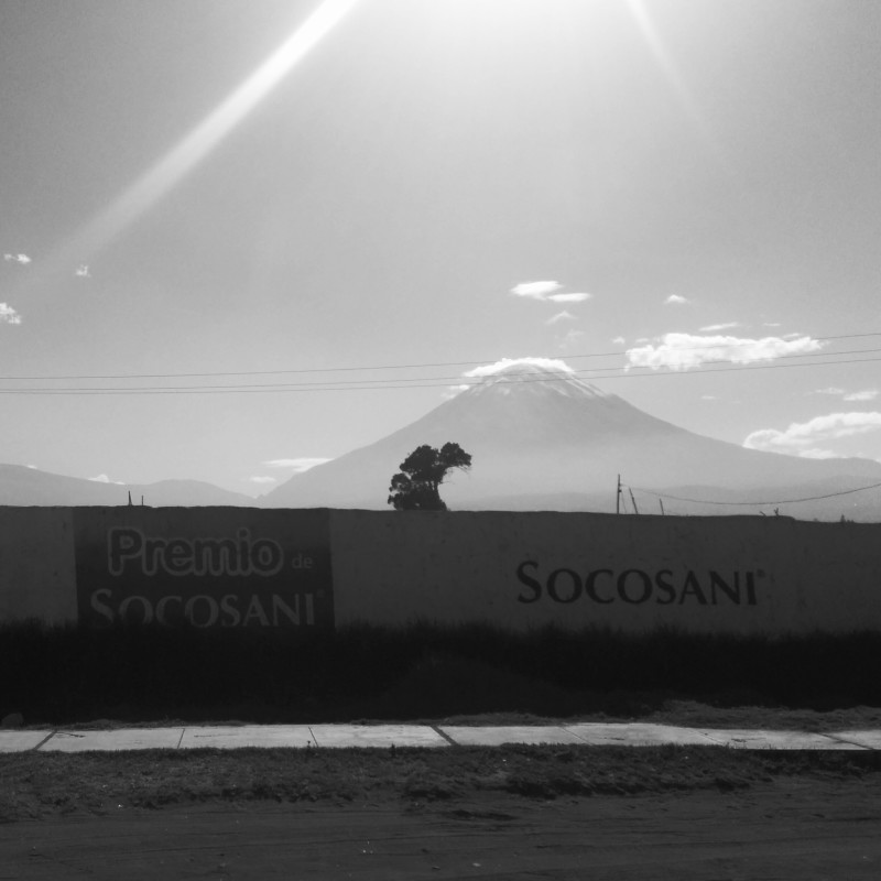 Peru Arequipa road volcano