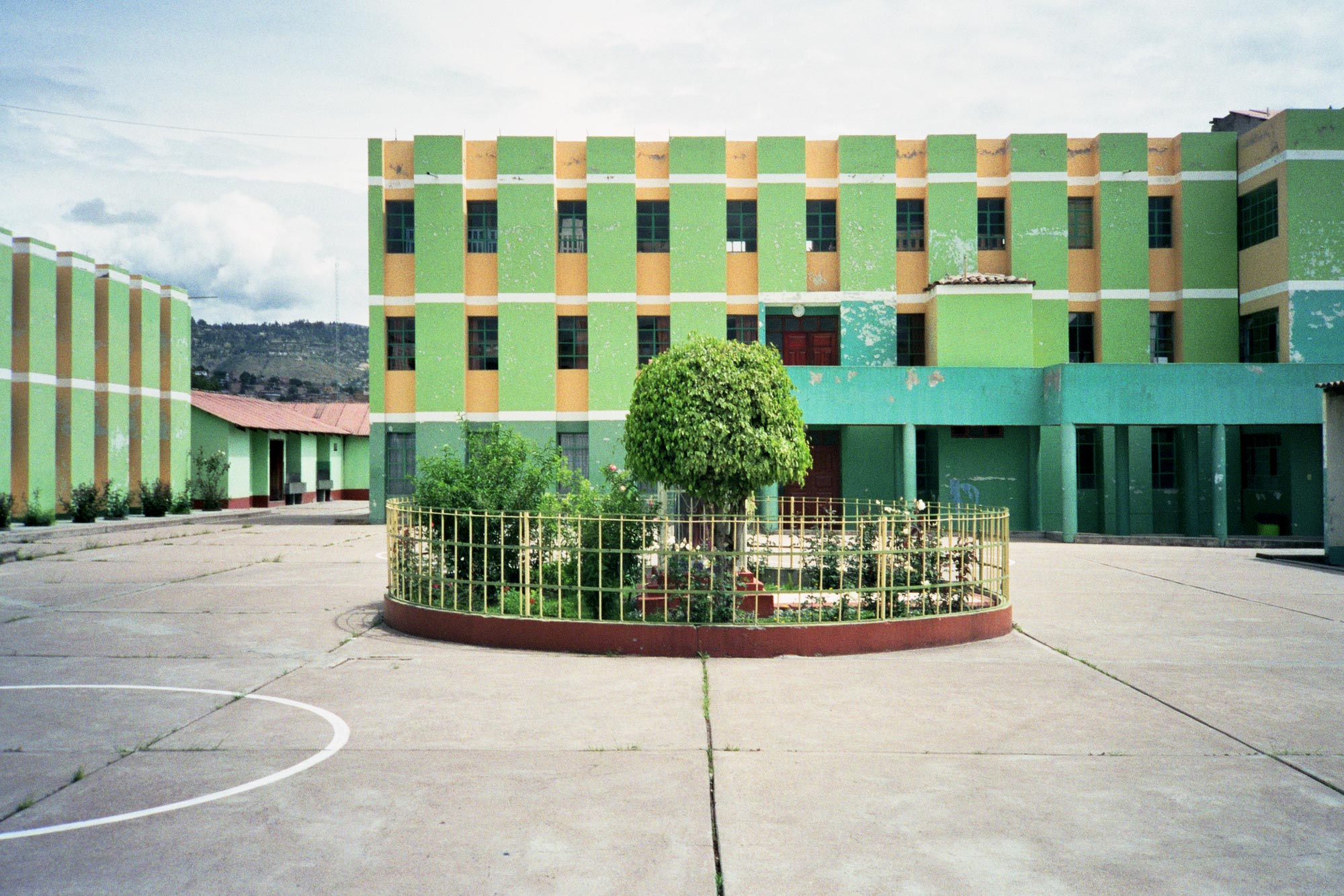 Peru Ayacucho Puericultorio central square