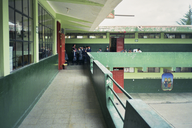 Peru Ayacucho Puericultorio kids school corridor
