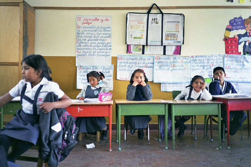 Peru Ayacucho Puericultorio school lesson