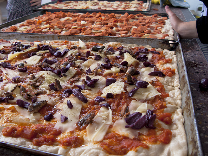 Peru Ayacucho Puericultorio volunteering pizza making