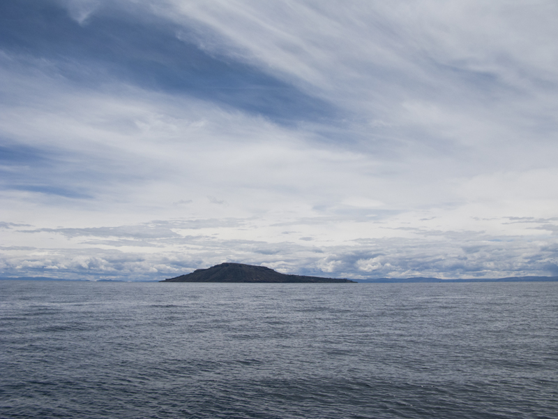 Peru Puno Titicaca ferry islands