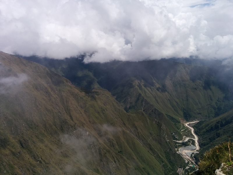 Peru urubamba view view from machu Picchu mountain