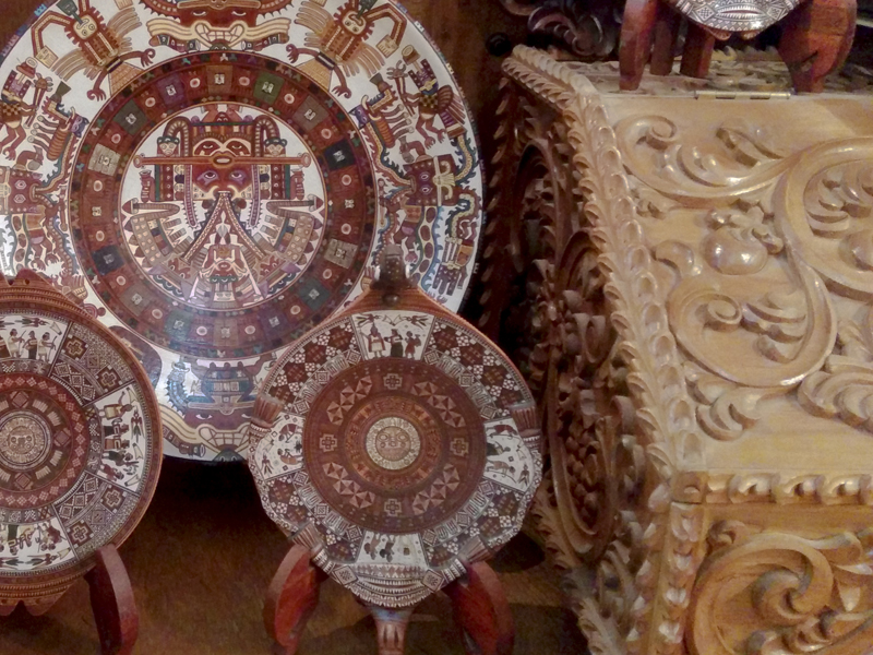 peru Cusco Museo Galeria Taller Arte Olave plates