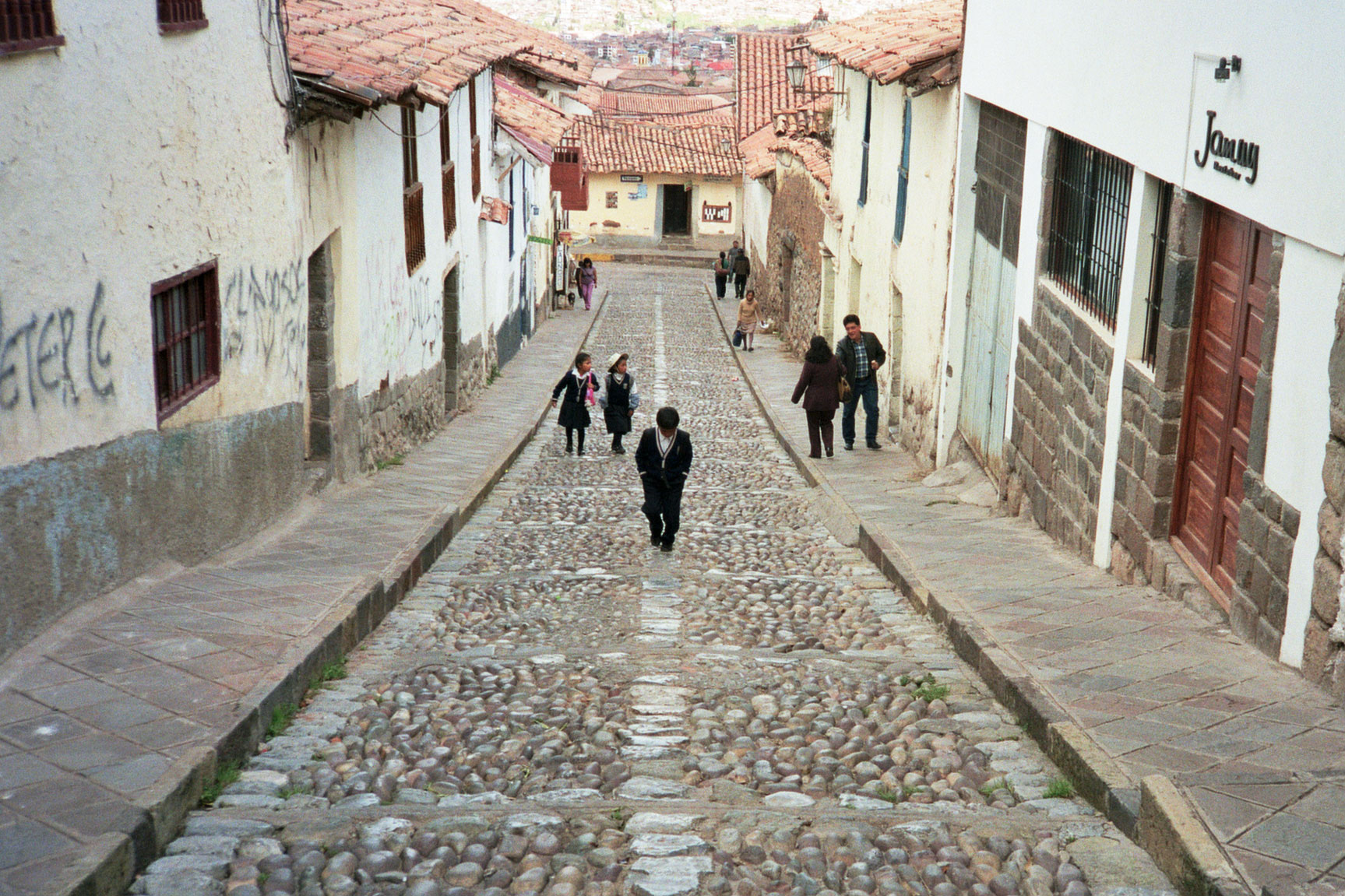 Peru Cusco school kid