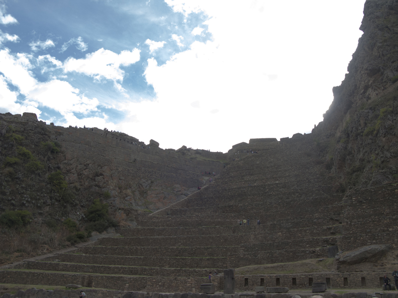 Peru Sacred valley Ollantaytambo Peru Sacred valley Ollantaytambo Terraces of Pumatallis