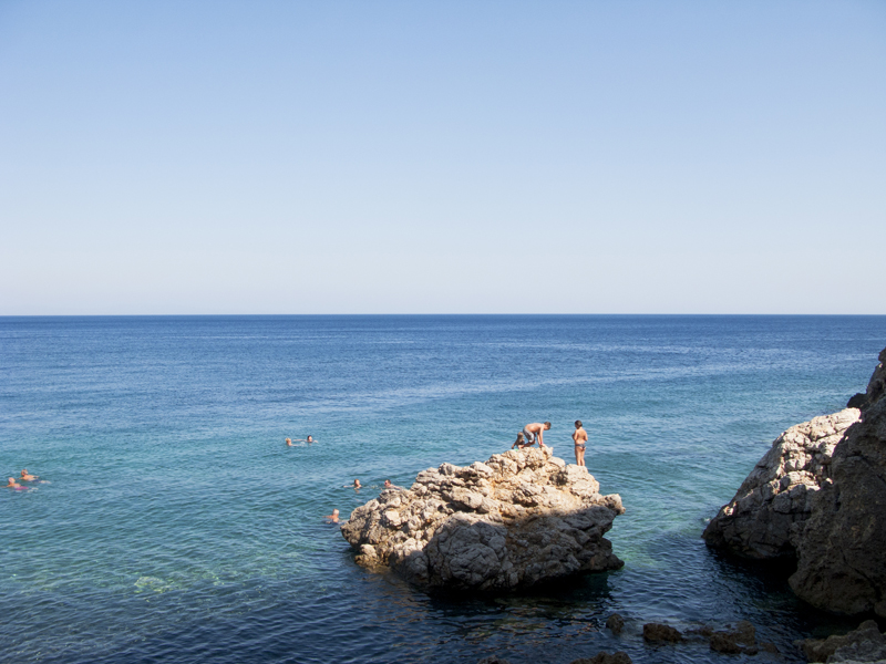 Greece Chios Island Emporios Mavros Gialos rock dive