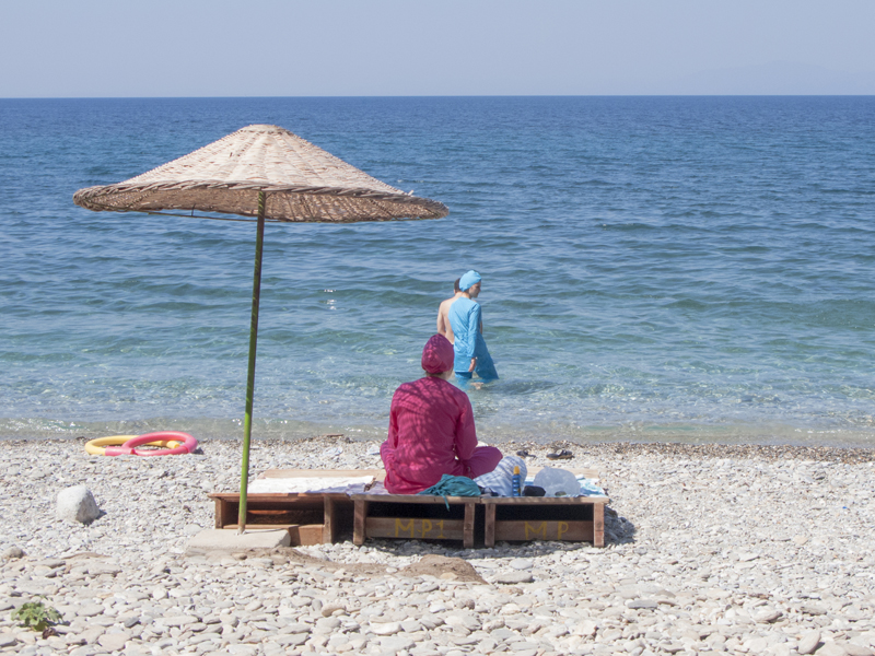 Turkey Dilek Millipark turkish women beach