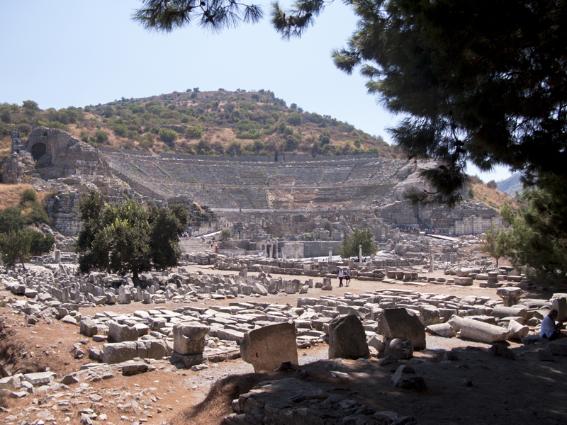 turkey ephesus roman theatre