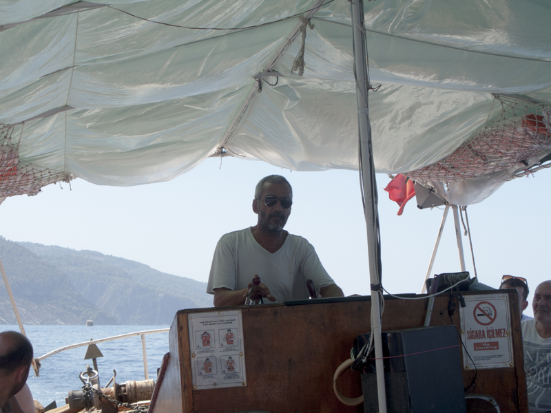 Turkey Oludeniz Kelebekler Vadisi butterfly valley Faralya boat suleyman