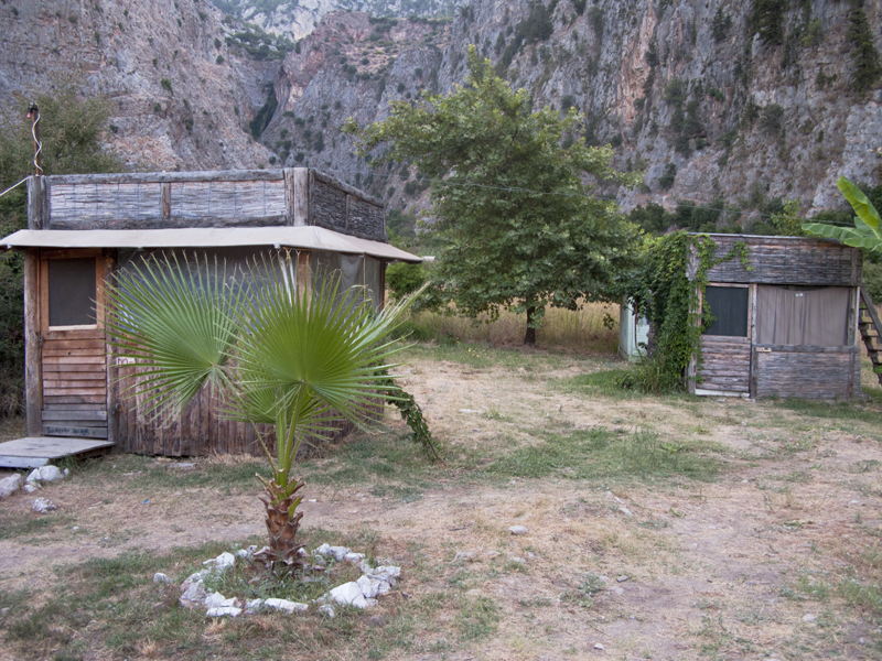 Turkey Oludeniz Kelebekler Vadisi butterfly valley Faralya wooden lodges