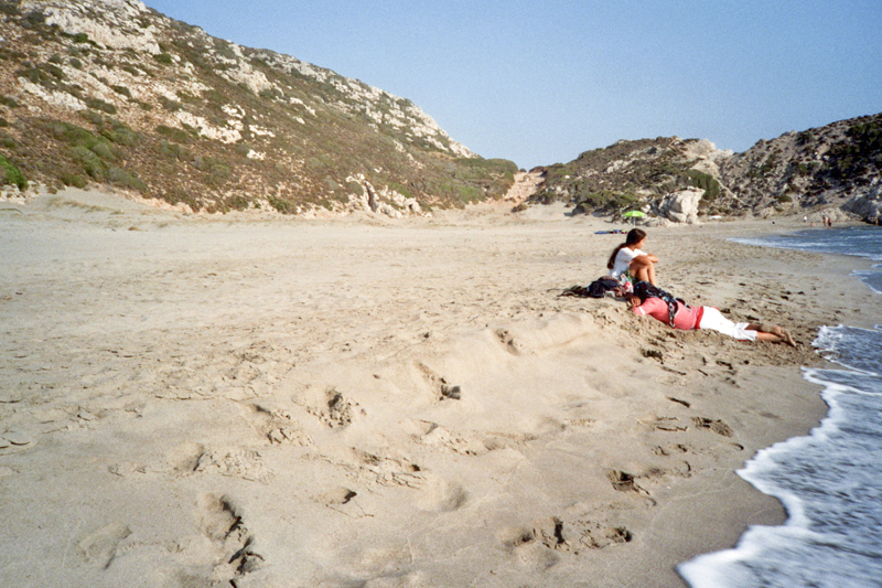 Turkey Patara beach people