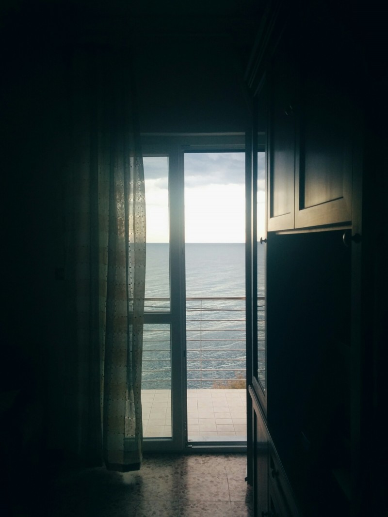 Liguria San lorenzo al mare window sea view