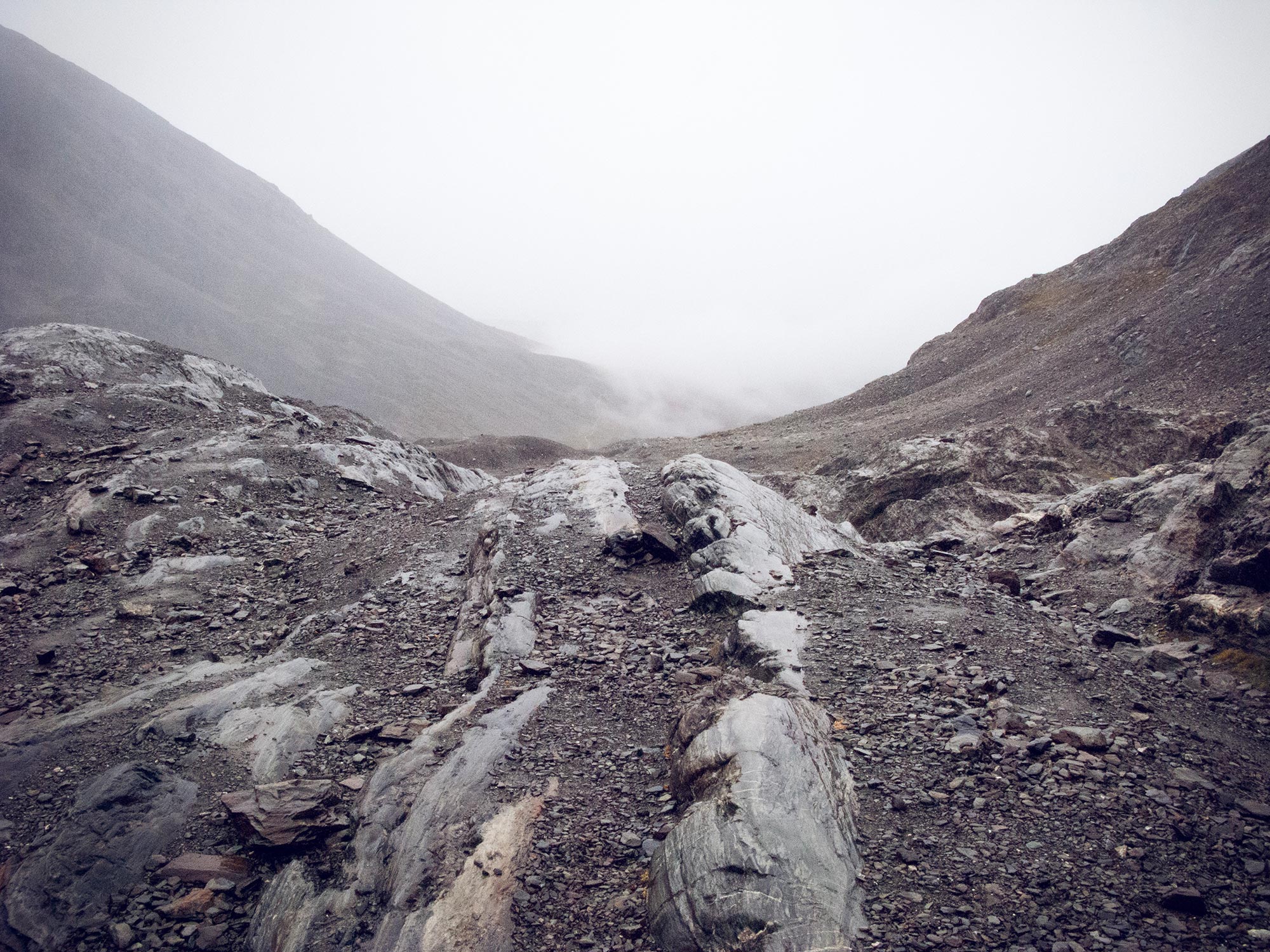 Argentin Ushuaia Glacia Martial lunar landscape