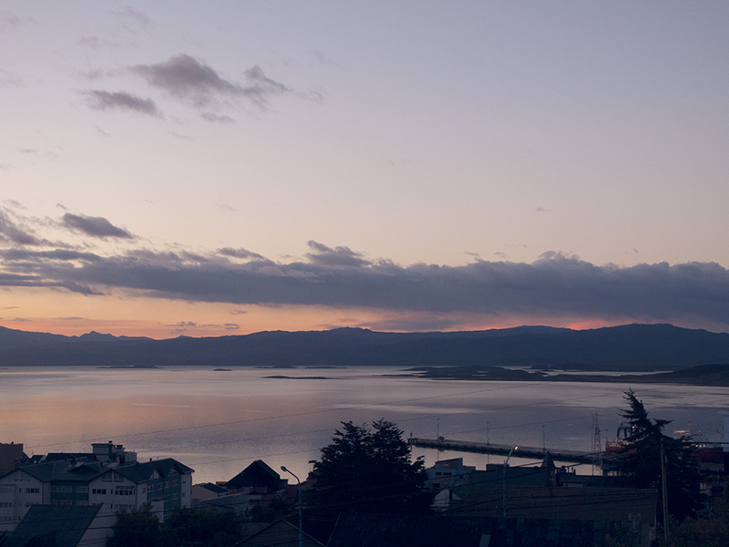 Argentina ushuaia sunrise beagle channel