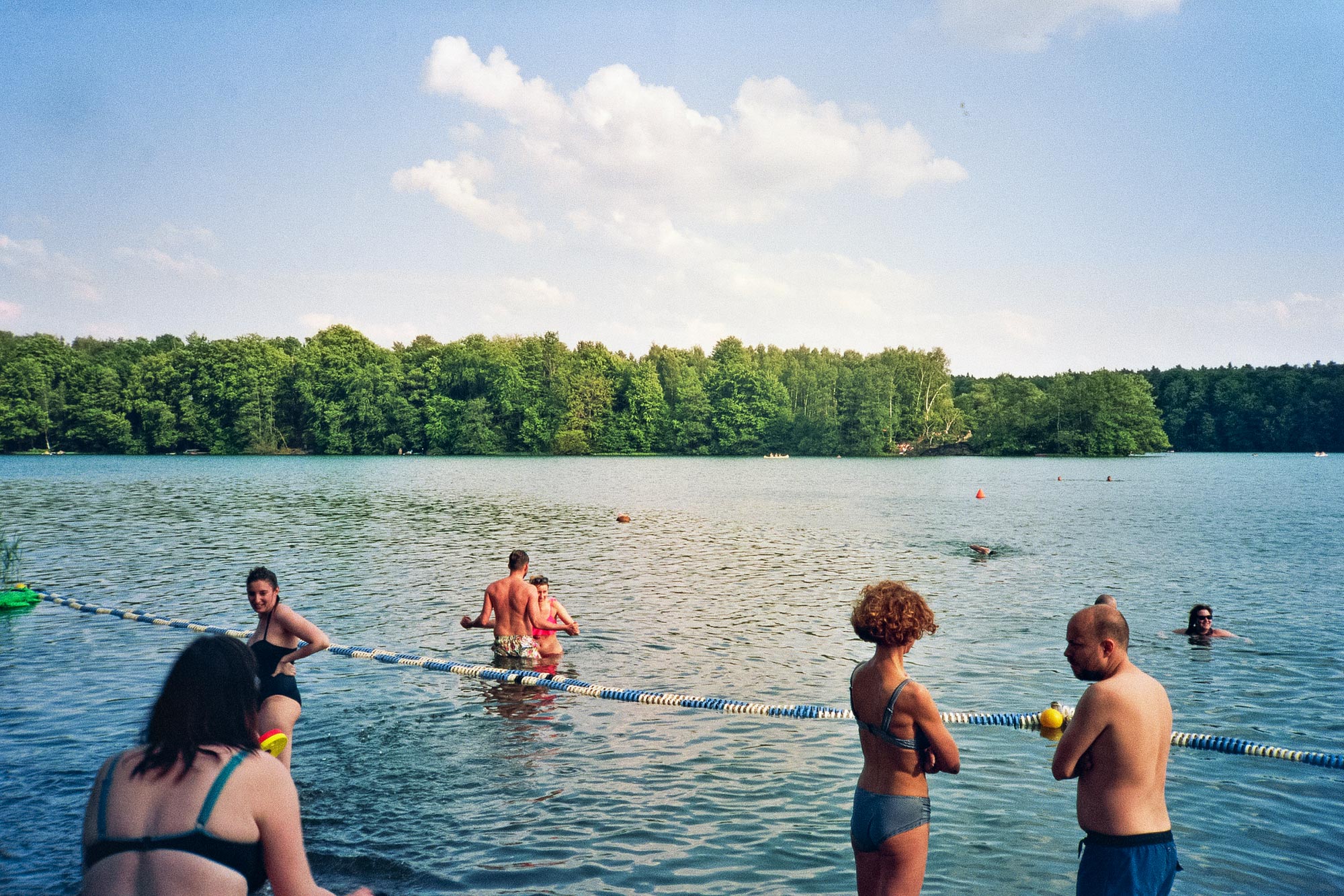 Berlin Liepnitzsee people summer