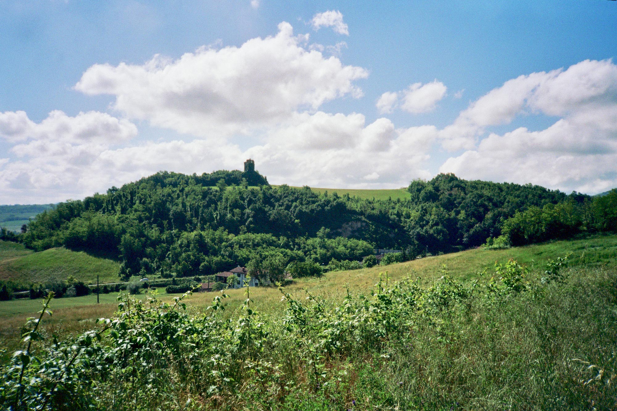 Piacenza Veano marcia panorama valley rocca