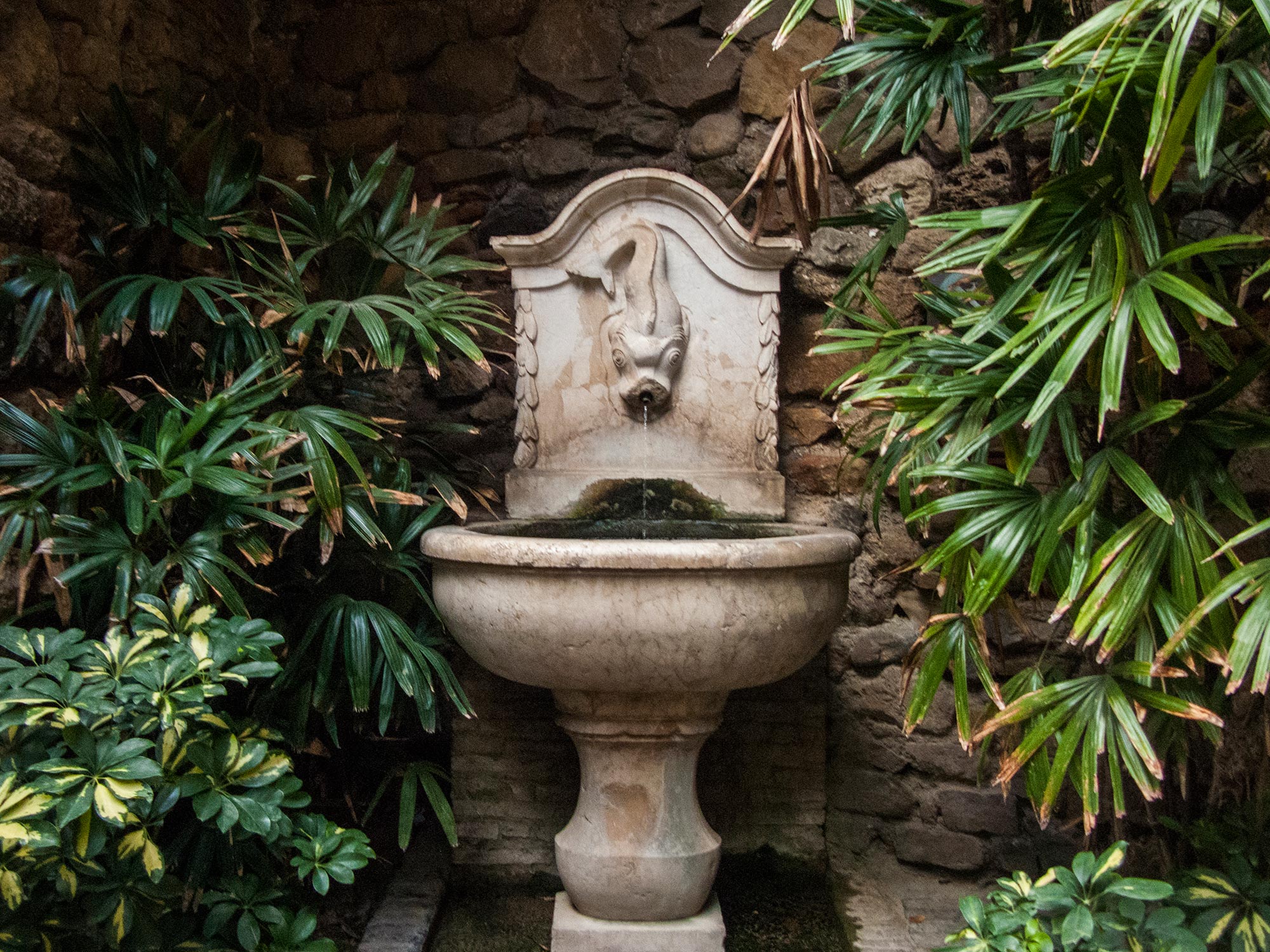 Malaga Alcazaba fountain