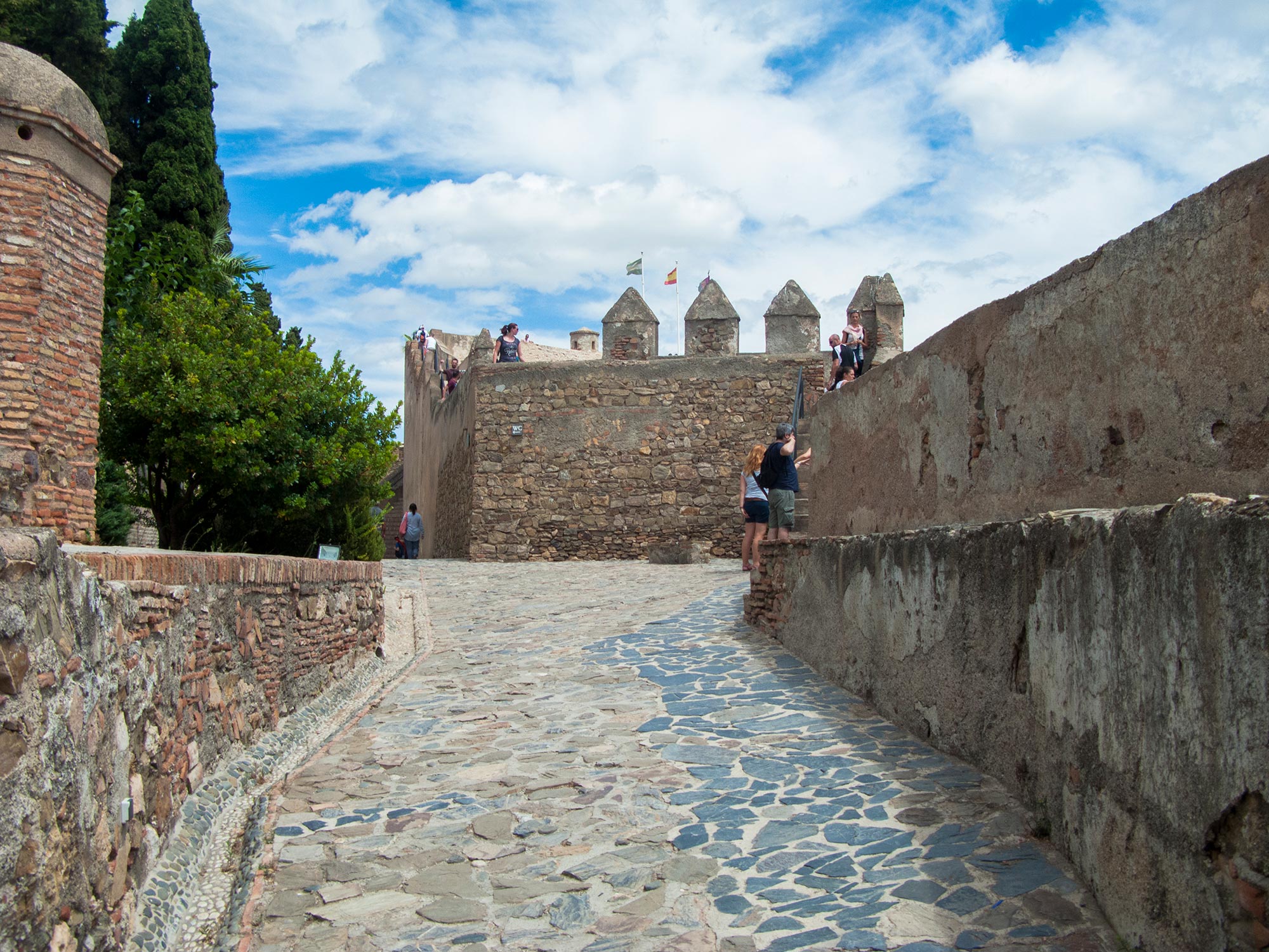 Malaga Castillo de Gibralfaro