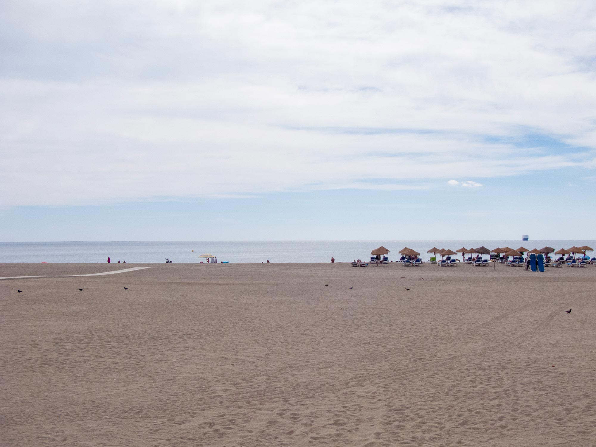 malaga city beach malagueta