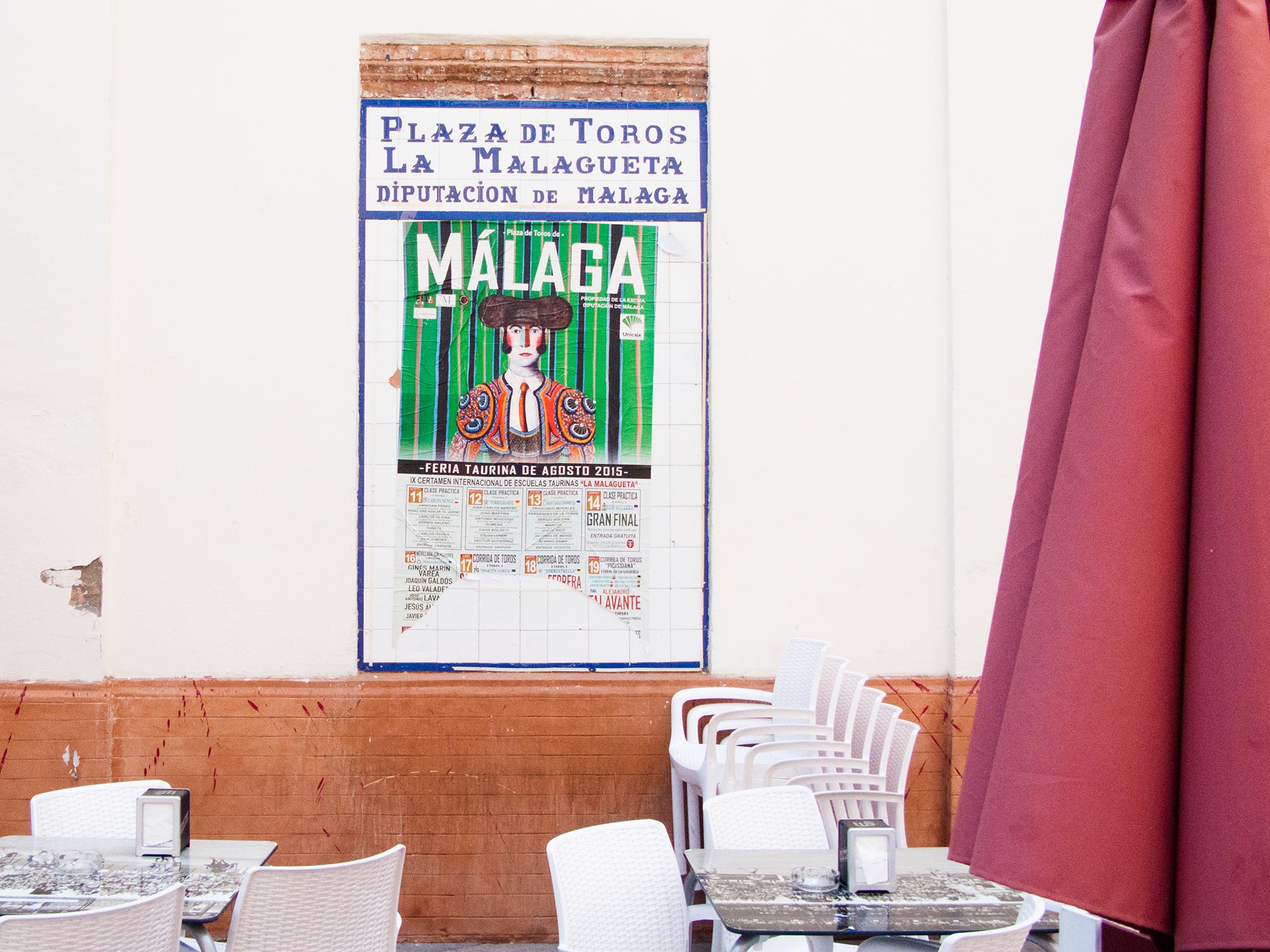 Malaga Plaza de Toros Poster corrida