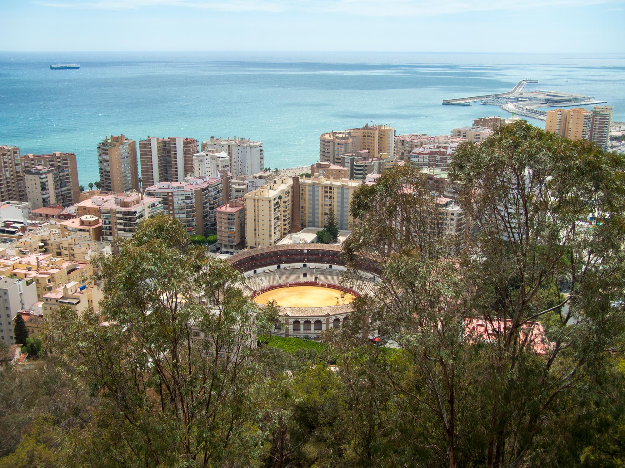 Malaga Plaza dmalaga plaza de toros top viewe toros