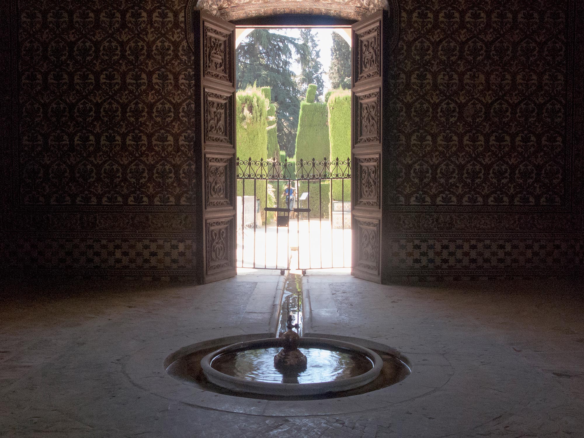 Sevilla Alcazar fountain