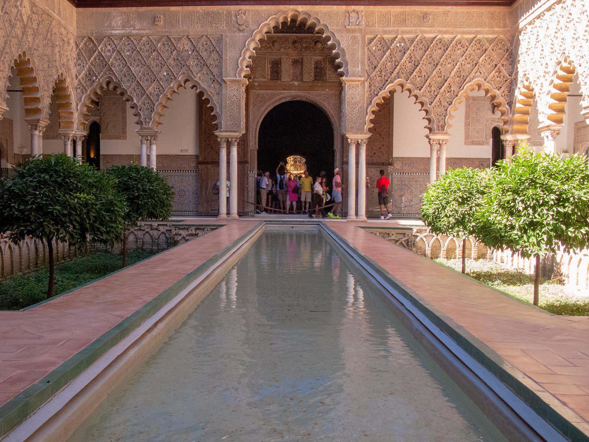 Sevilla Alcazar moorish architecture and decorations