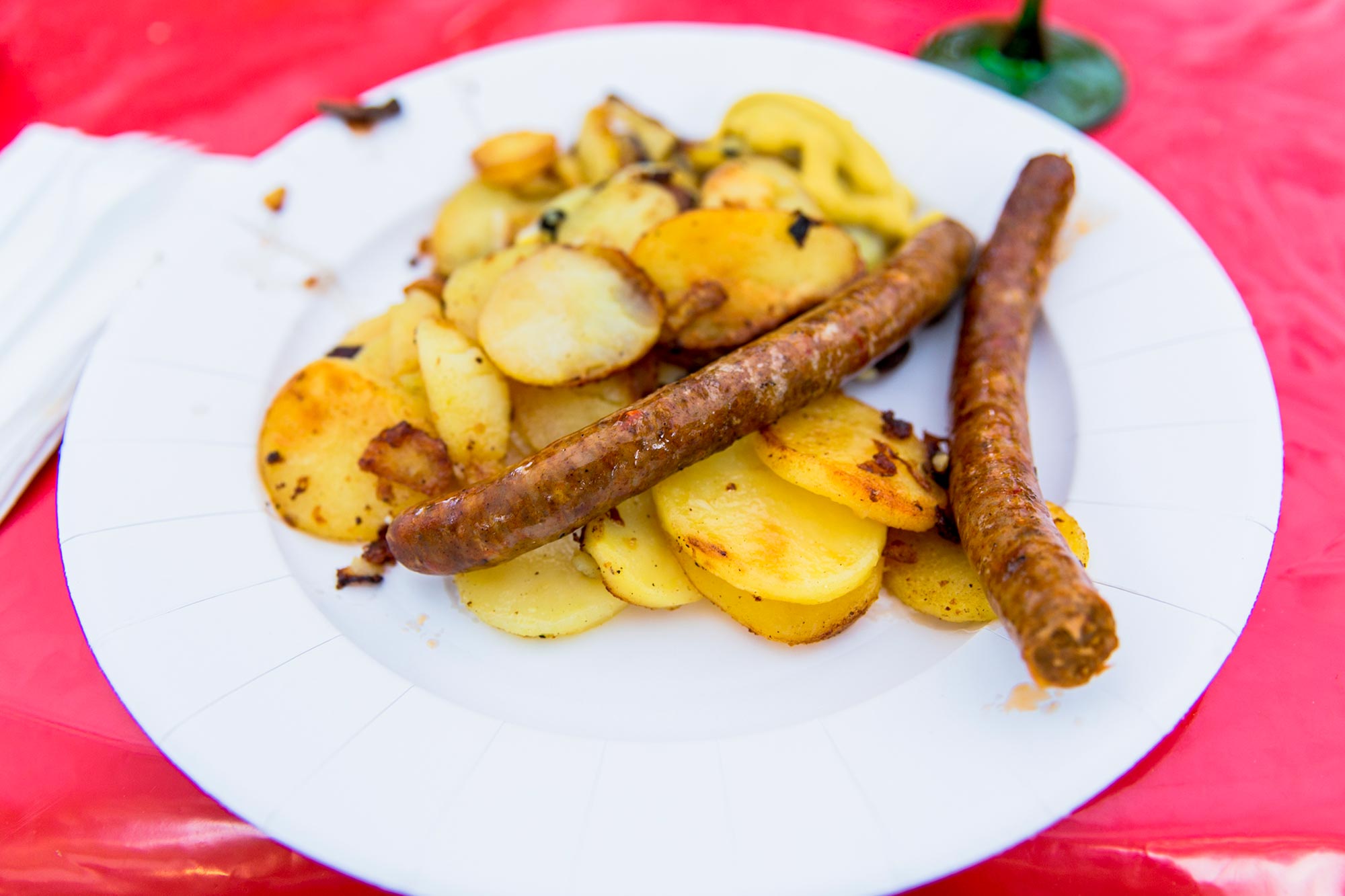 sausage wurst potatoes frankfurt