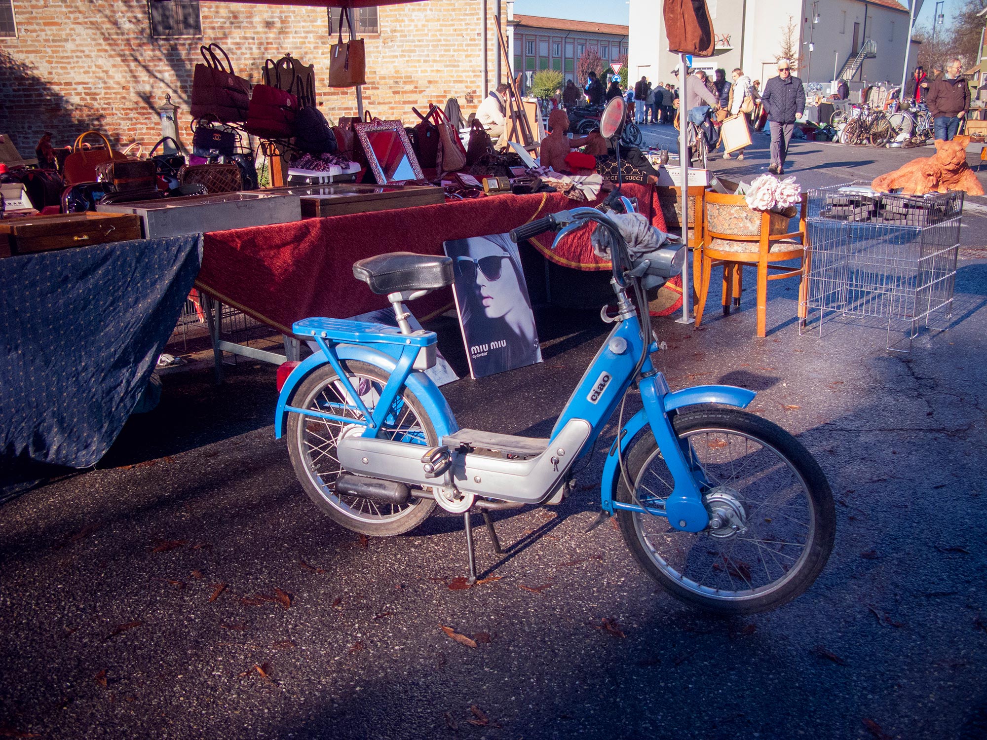 Italy Caorso Market ciao scooter