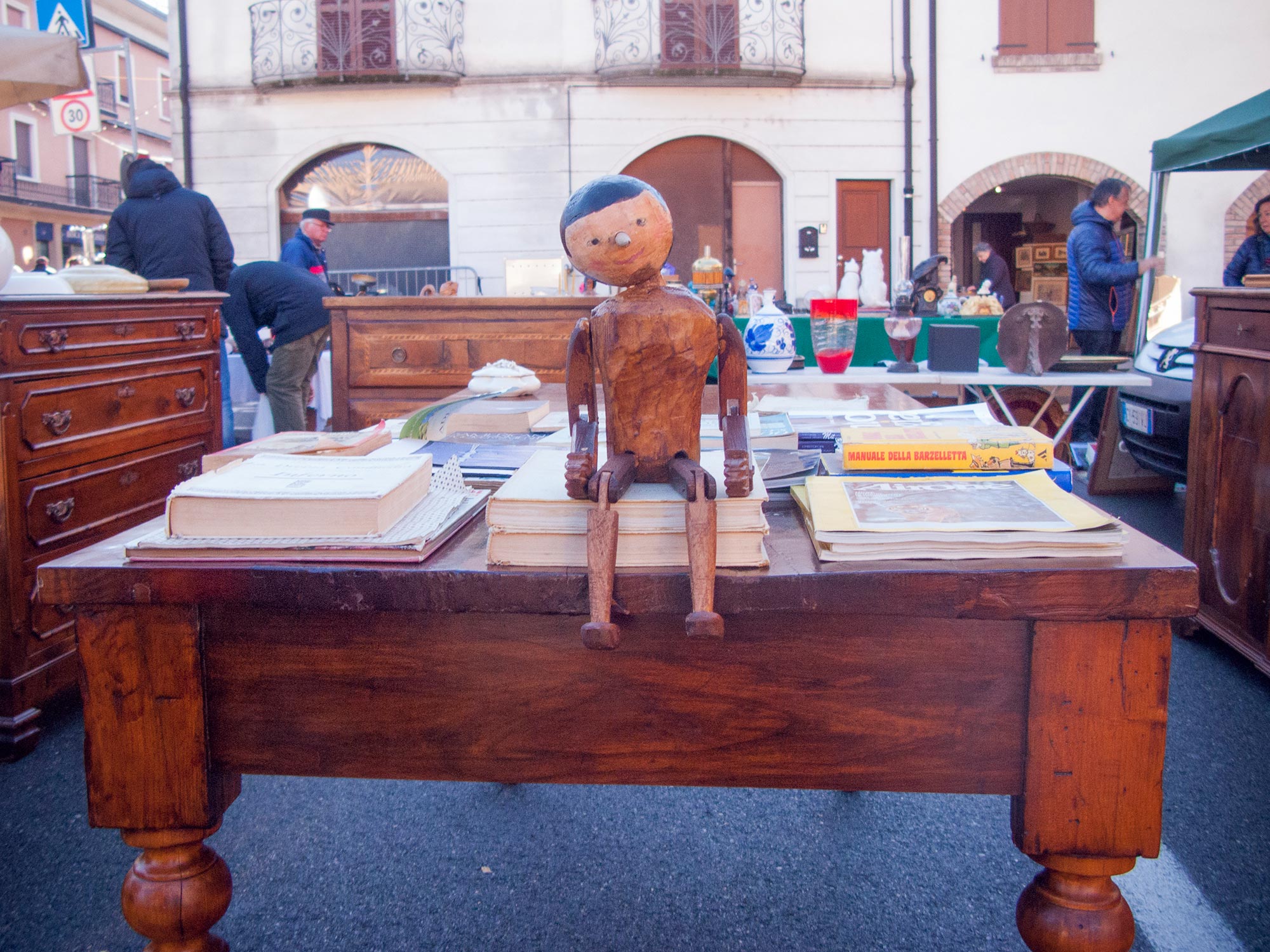 Italy Caorso Market pinocchio