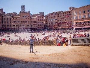 Italy Siena Palio preparation
