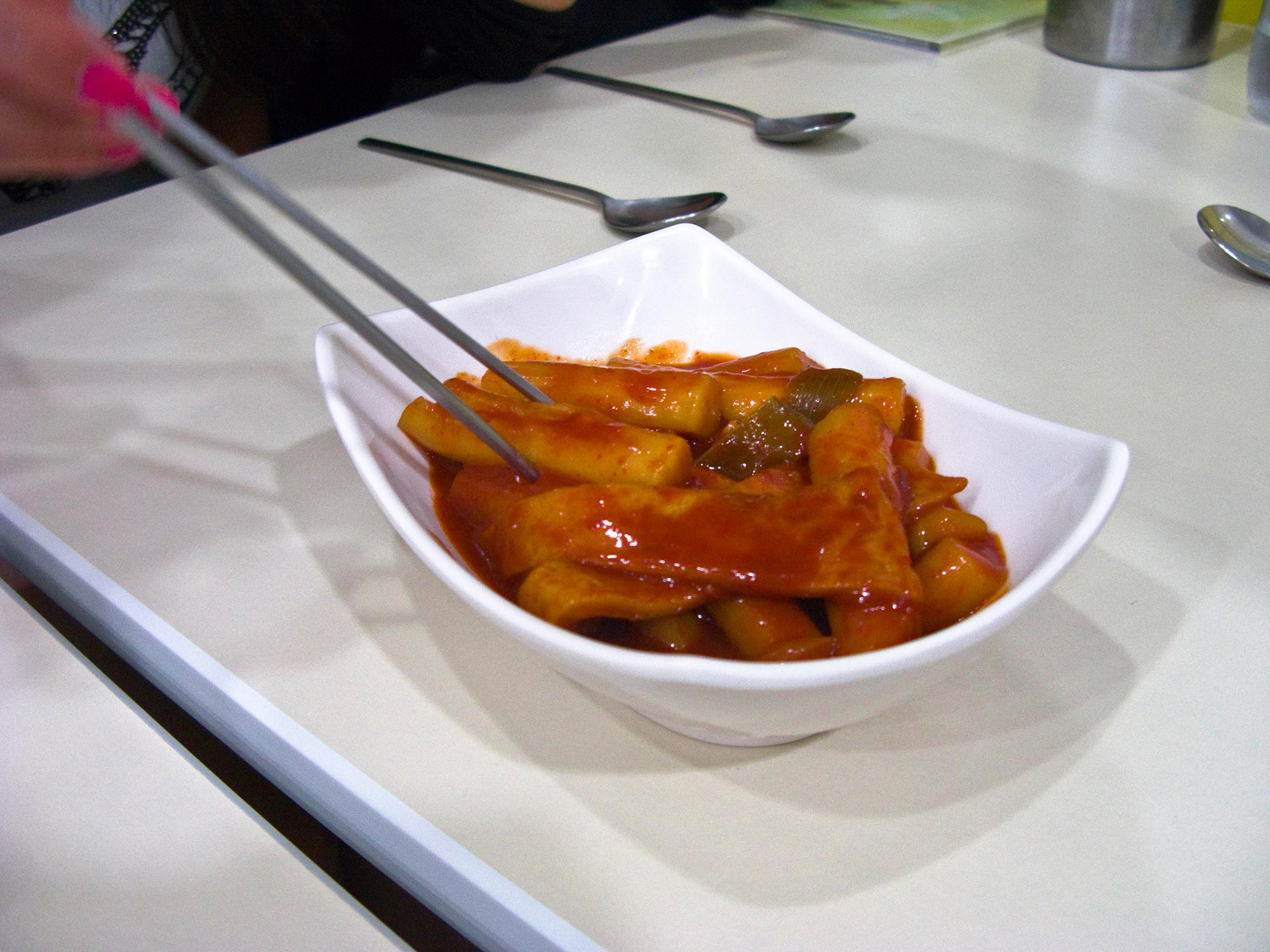 Korea Seoul Food Tteokbokki Spicy Rice Cake