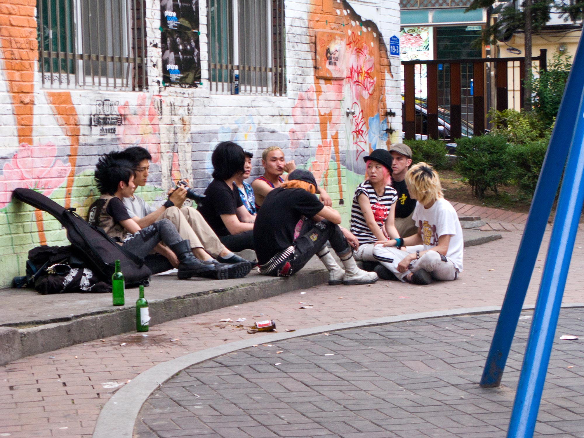 Korea Seoul Hongdae teenagers