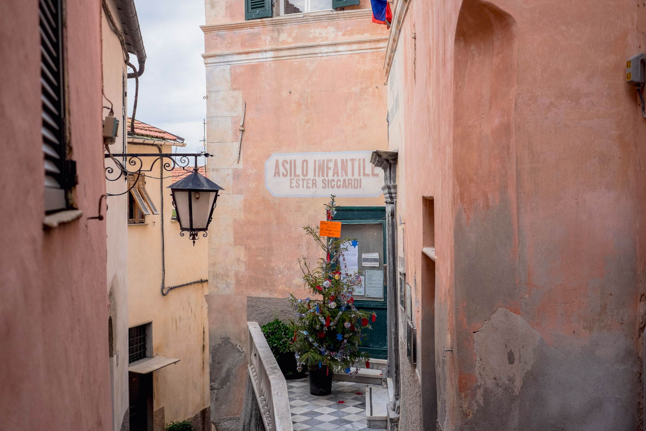 Italy Liguria Cervo asilo