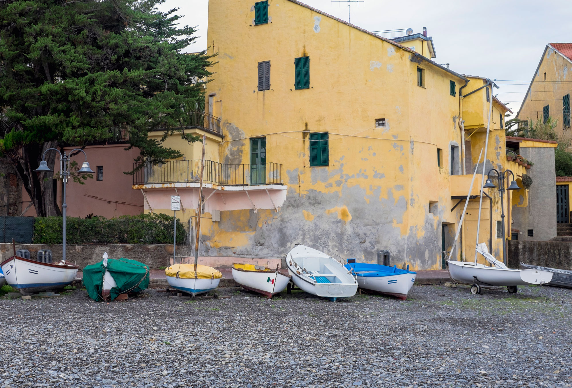 Italy Liguria Cervo beach