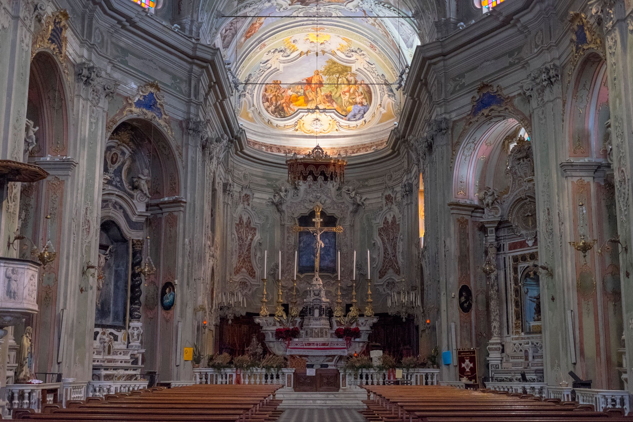 Italy Liguria Cervo church 2