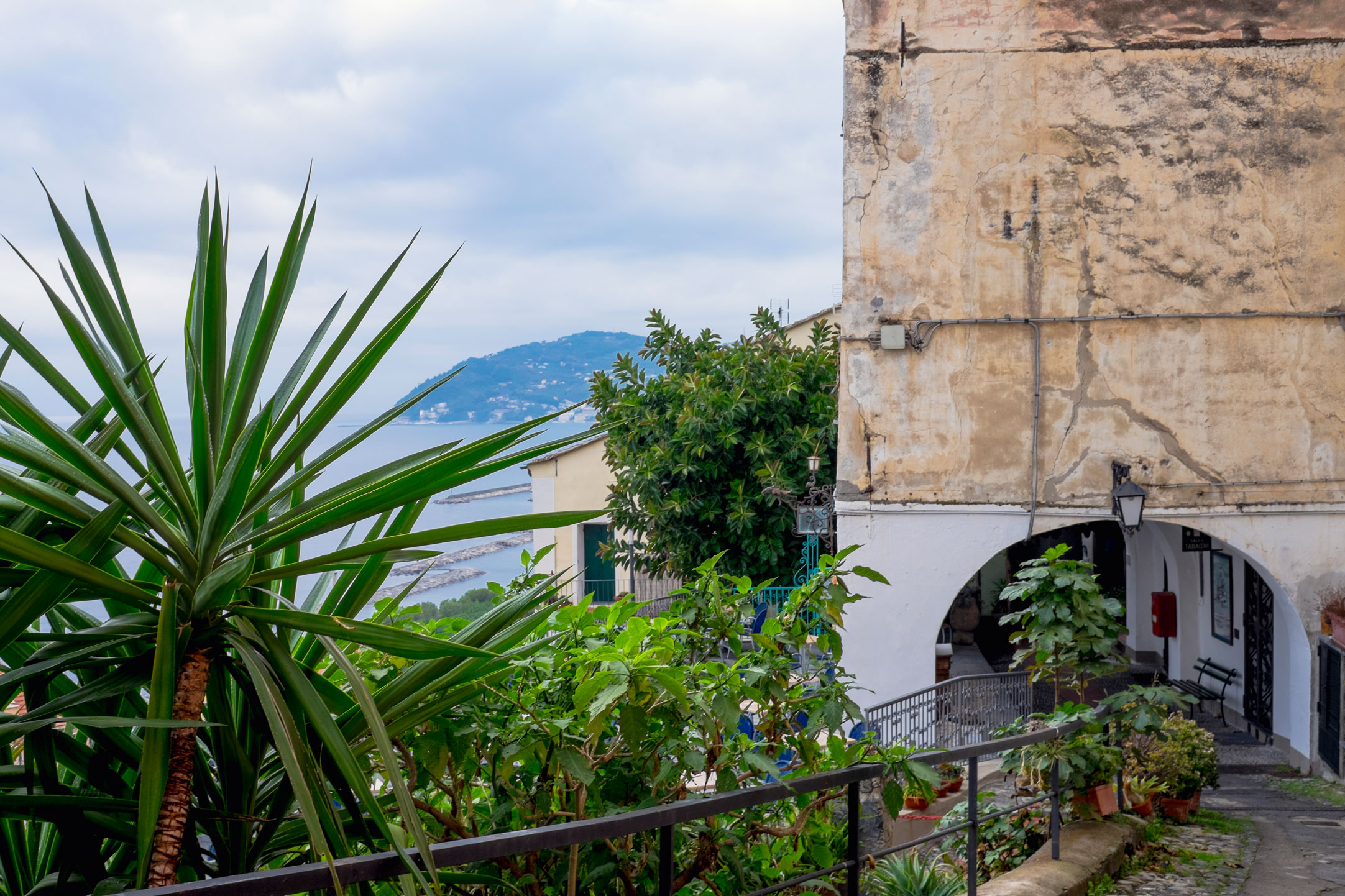 Italy Liguria Cervo view