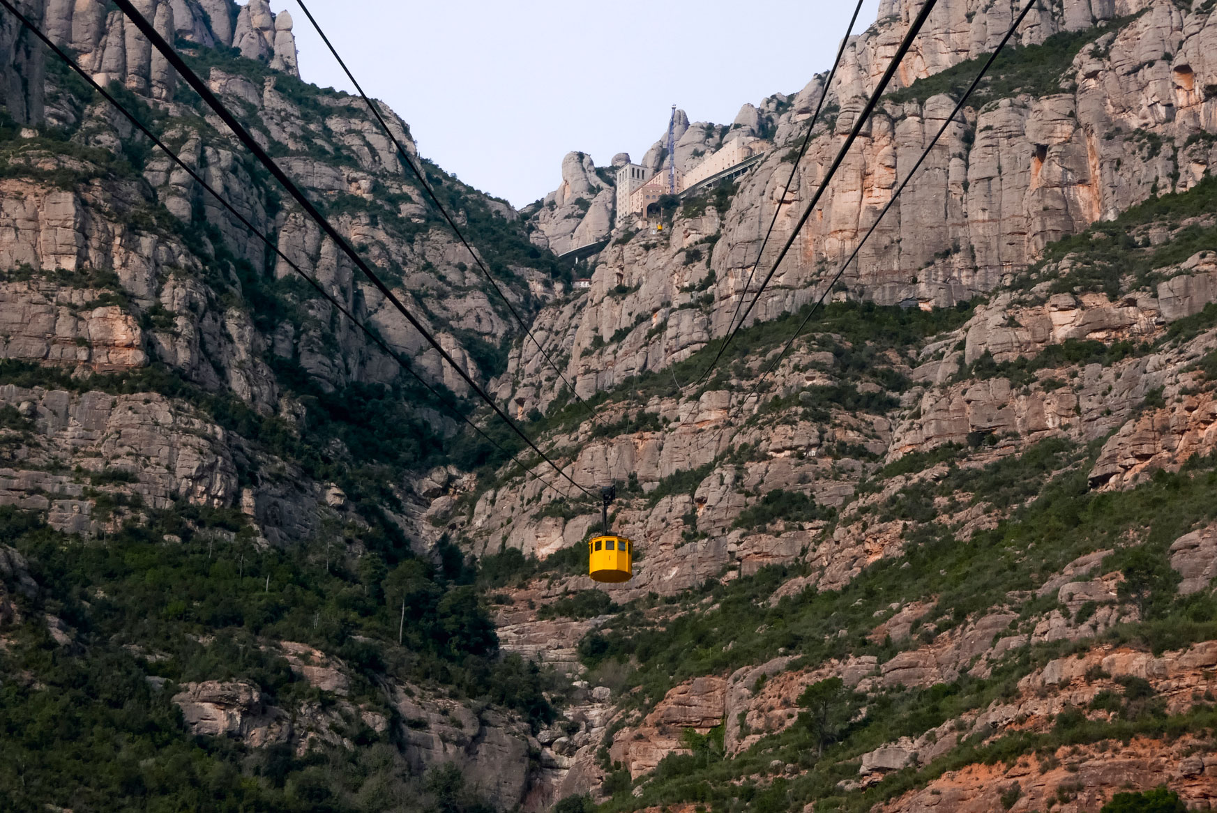 Spain Barcelona Montserrat Monastery cableway9