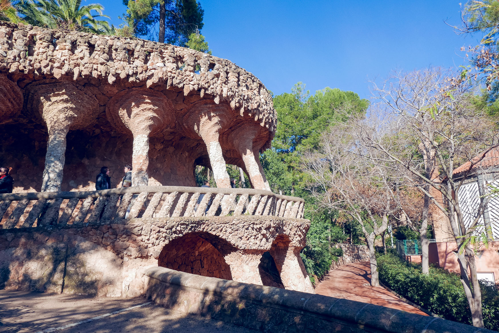 Spain Barcelona Parc Guell gaudi