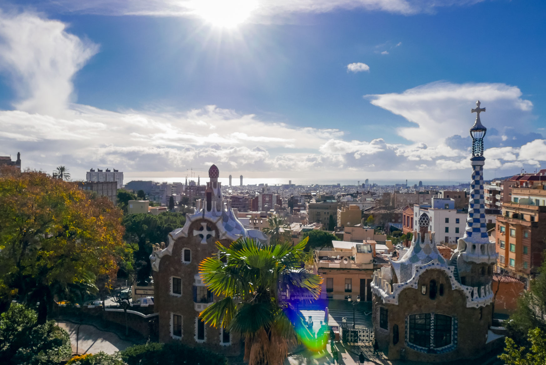 Spain Barcelona Parc Guell top